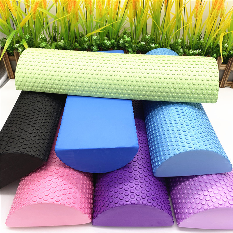 Yoga Fitness Matte - 30/45cm Half Round EVA Massage Foam