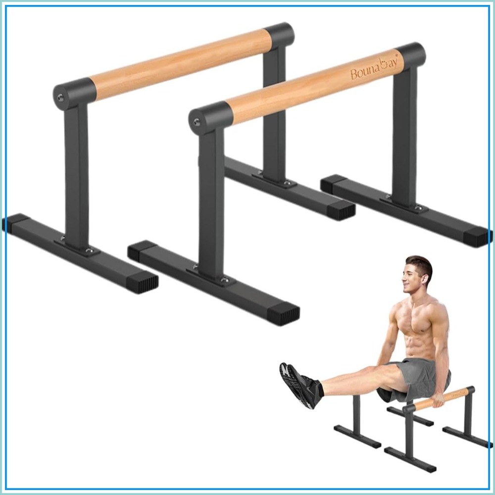 Dip Bar Parallel - Wooden Parallel Bar & Dip Bar