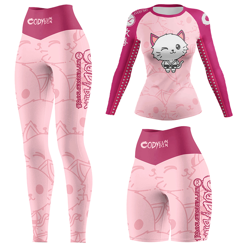 Yoga Fitness Jiu Jitsu - Women Yoga Compression Fitness Sport Boxing