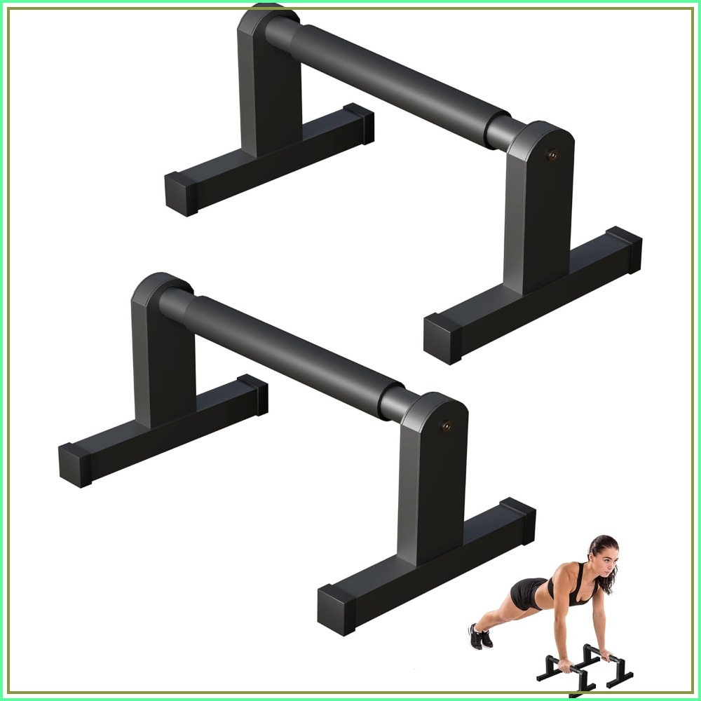 Sit Up Bar Floor - Heavy Duty Push Up Bars, Non-slip
