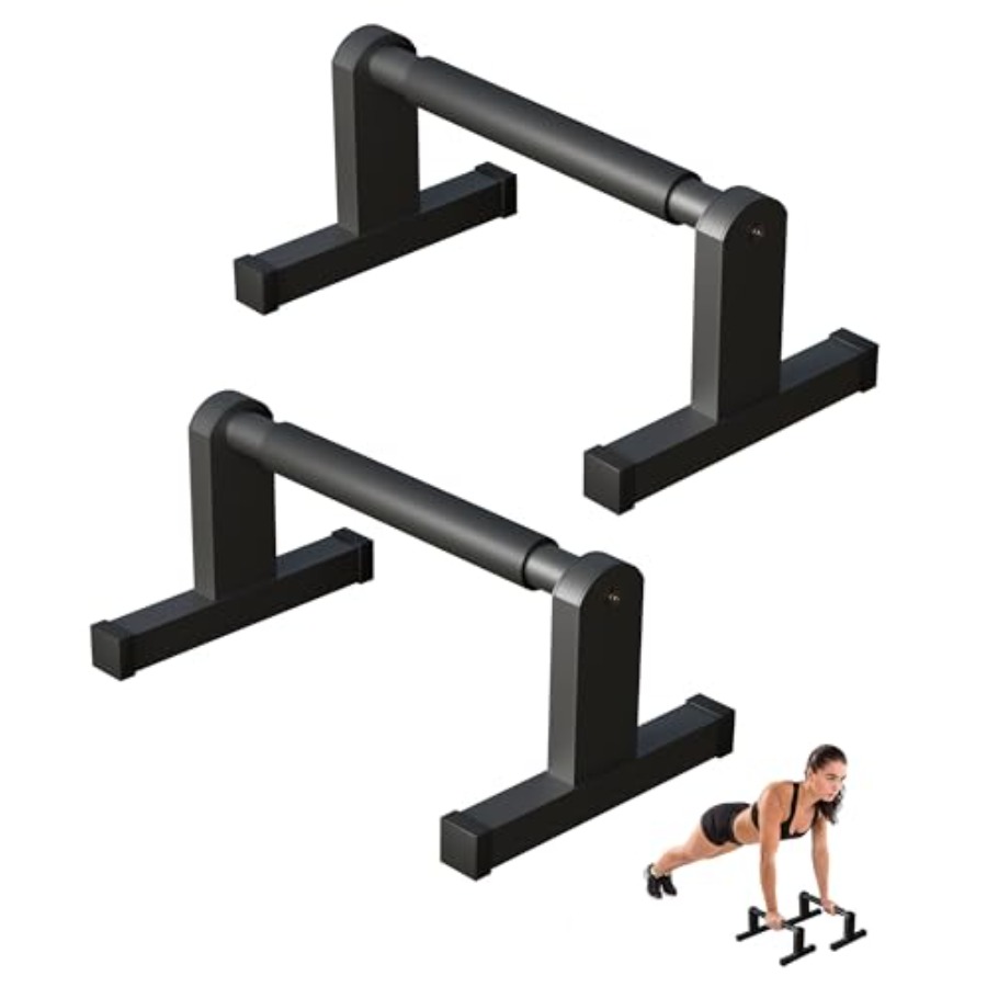 Sit Up Bar Floor - Push Up Bars, Heavey Duty Parallettes