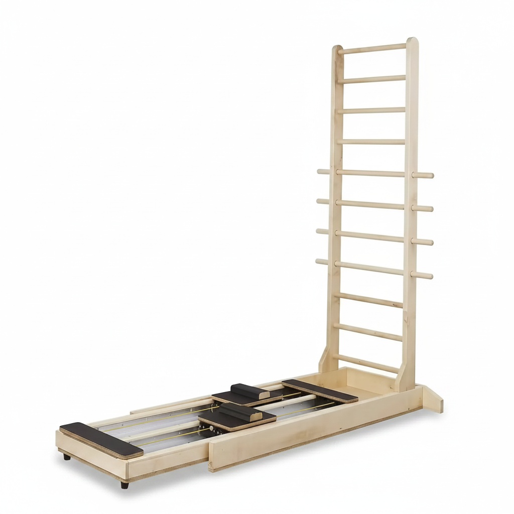 Yoga Fitness Training - Pilates Reformer, Maple Wood Dual-Track Core