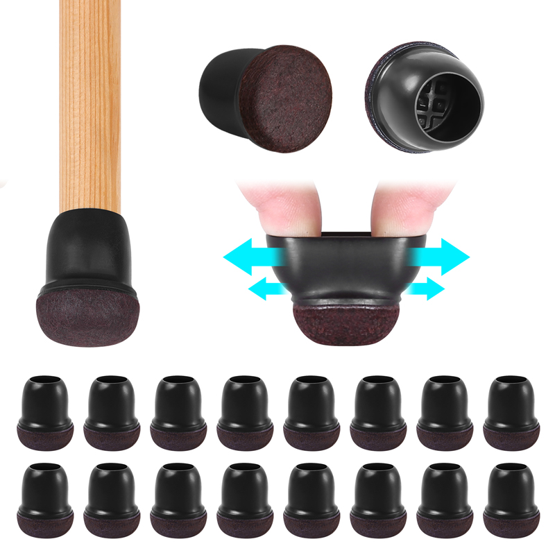 16PCS Black Silicone Chair Leg – Sit Up Bar Floor recenzja i cena