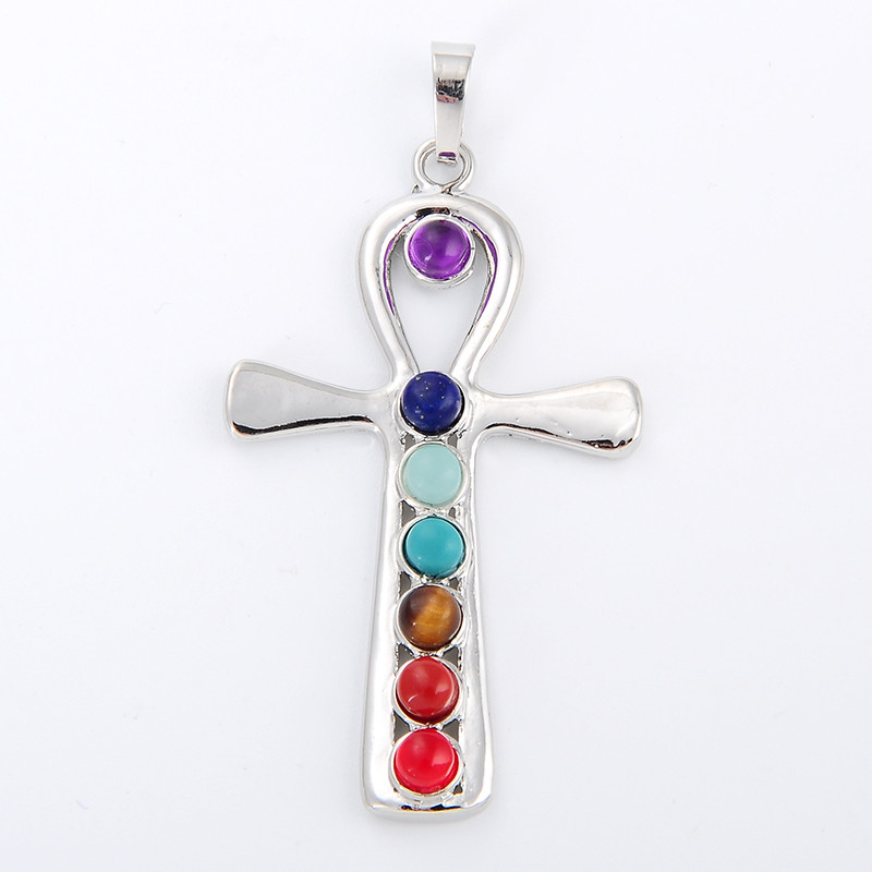 7 Chakra Stone Necklace Pendan – Yoga Health & Fitness Centre recenzja i cena