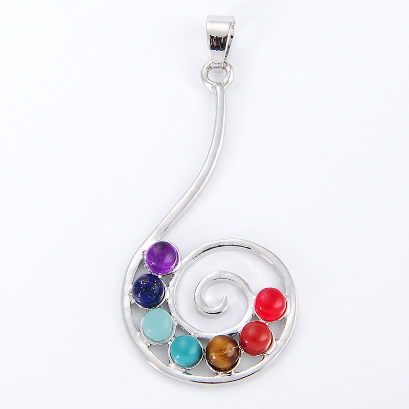 7 Chakra Stone Necklace Pendan – Yoga Health & Fitness Centre recenzja i cena