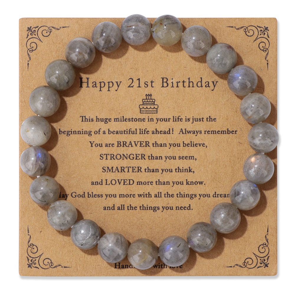Natural Labradorite Bracelet 8 – Yoga Health & Fitness Centre recenzja i cena