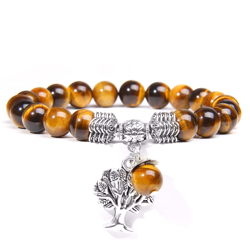 Women Bracelets Men Charm Natu – Yoga Health & Fitness Centre recenzja i cena