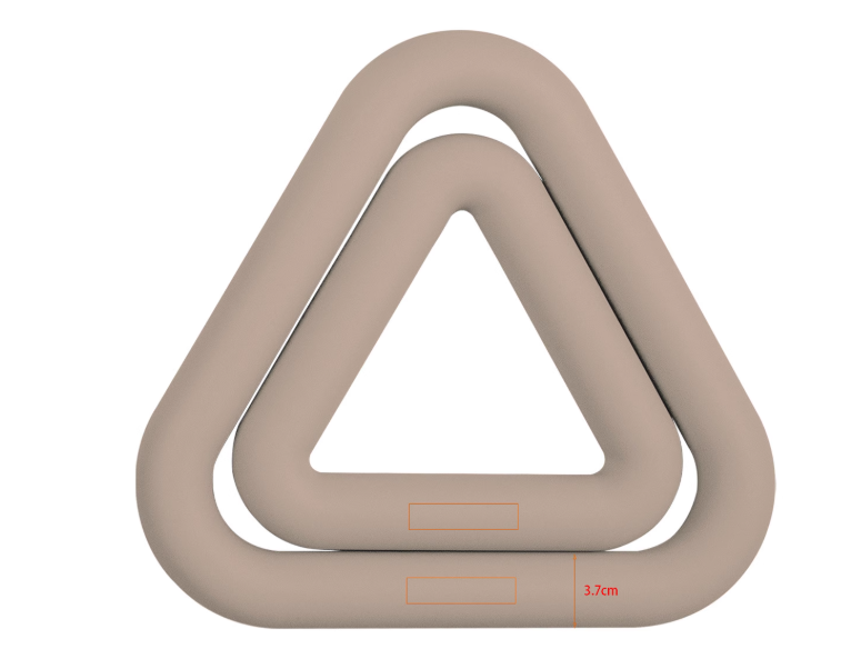 Triangle Iron Ring Yoga Weight – Yoga Fitness Training recenzja i cena