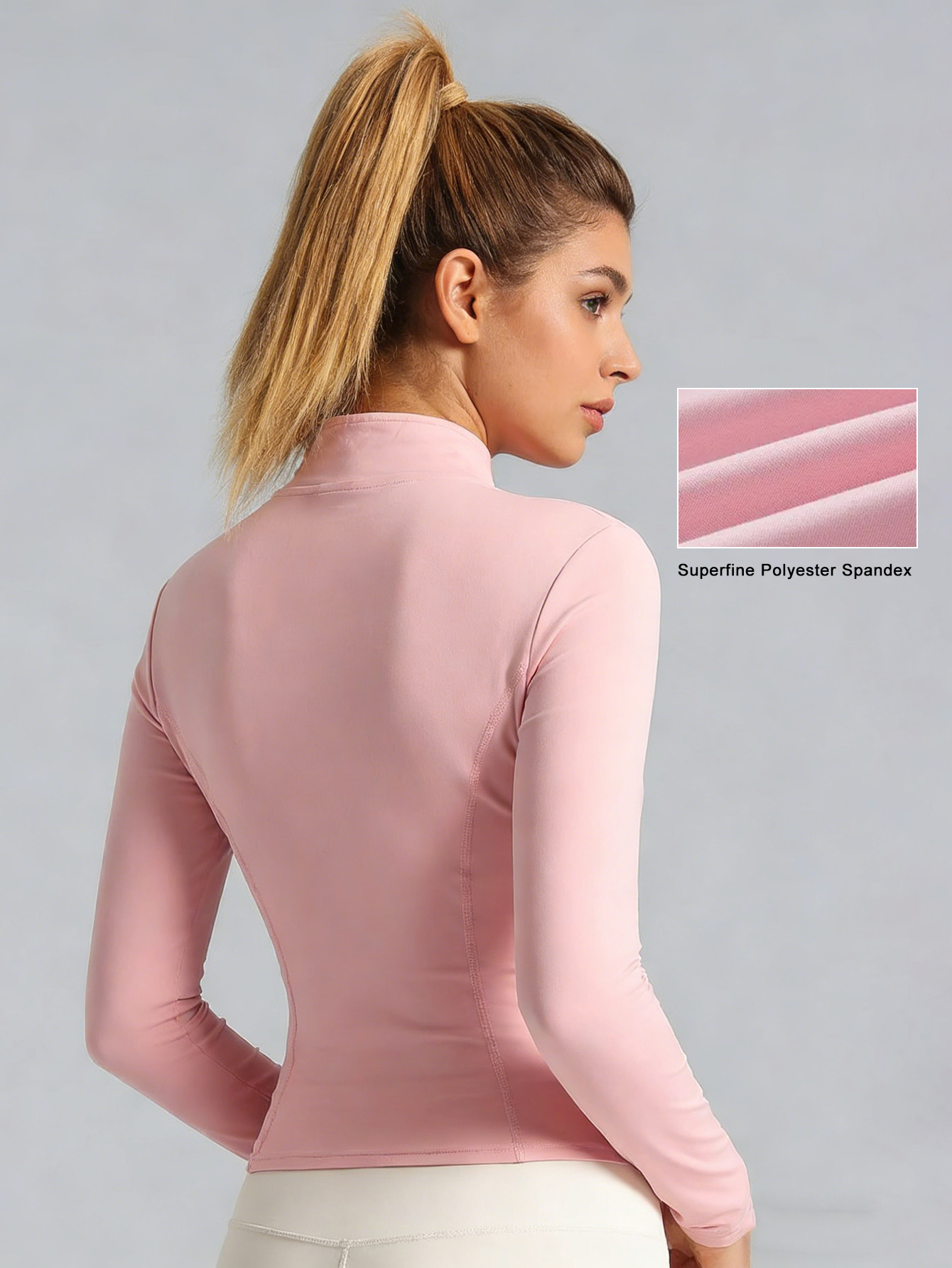 New Women Light pink Yoga Coat – Yoga & Fitness Center recenzja i cena