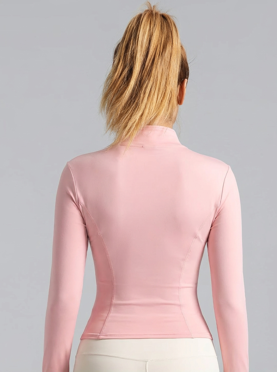 New Women Light pink Yoga Coat – Yoga & Fitness Center recenzja i cena