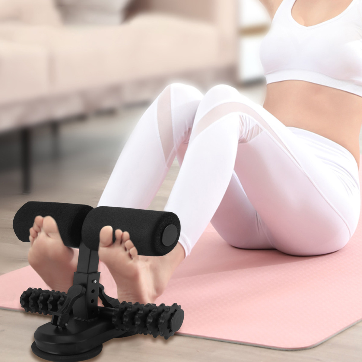 1Pcs Sucked Fixation Crunches  – Sit Up Bar Floor recenzja i cena