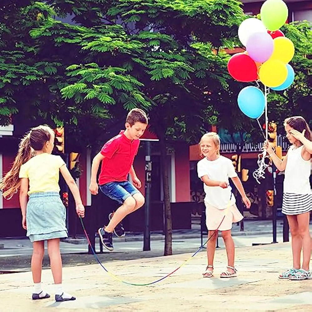 5M Rainbow Long Jump Rope for  – Speed Skipping Rope recenzja i cena