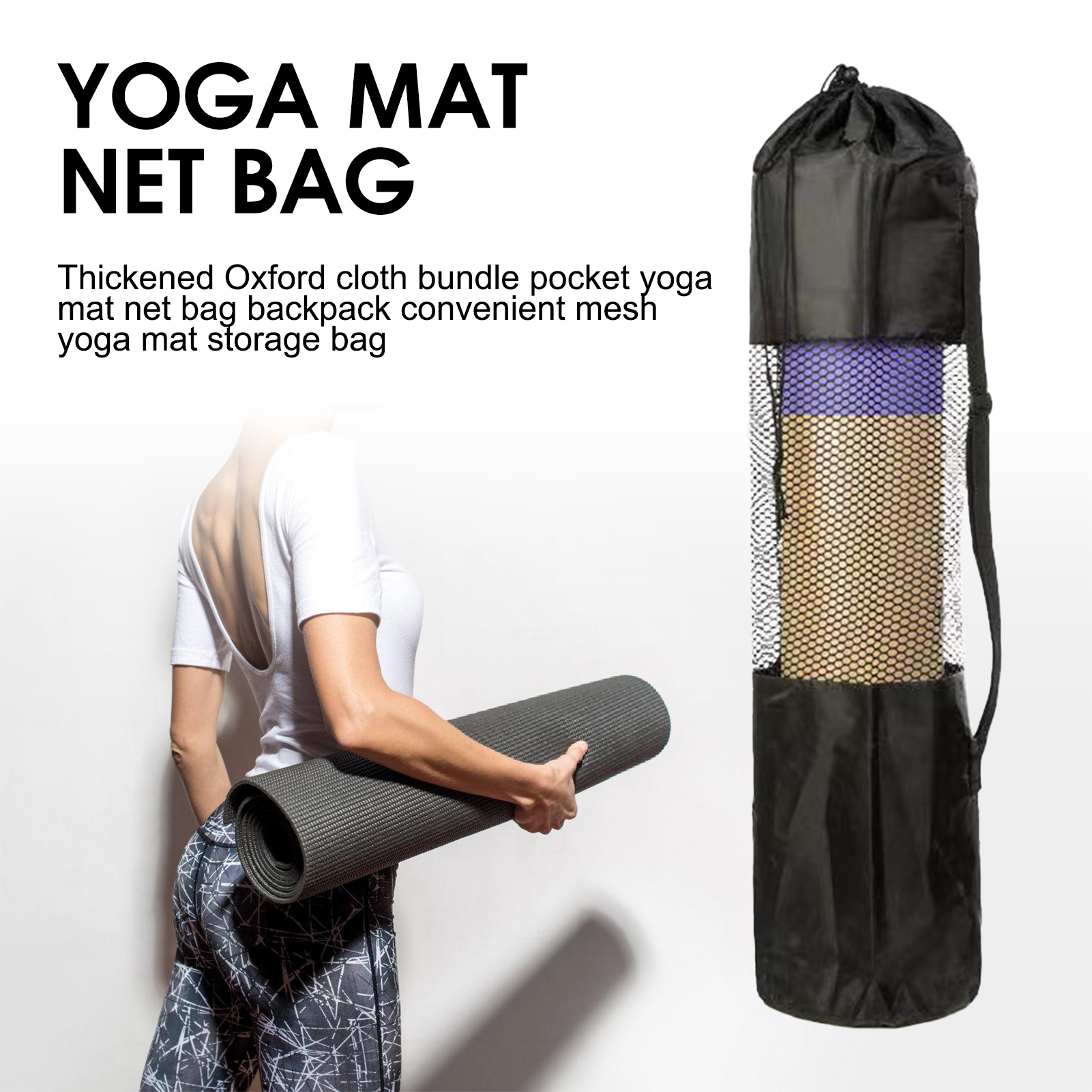 Yoga Mat Bag with Mesh Window  – Yoga Fitness Matte recenzja i cena