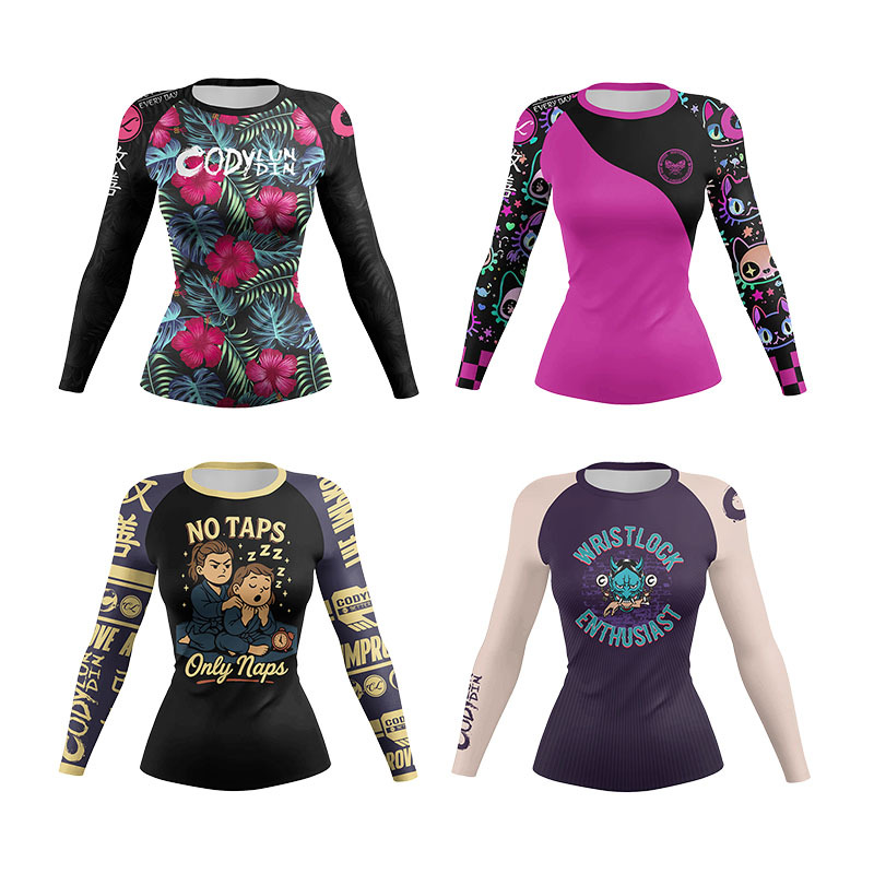 Women MMA Compression Sport T- – Yoga Fitness Jiu Jitsu recenzja i cena