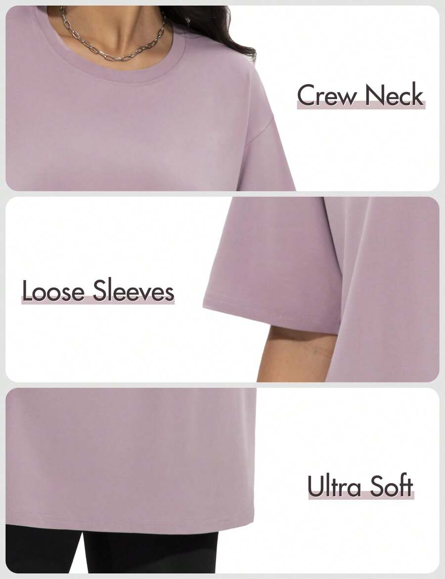 Plus Size Women Loose Fit Roun – Yoga Fitness Plus recenzja i cena