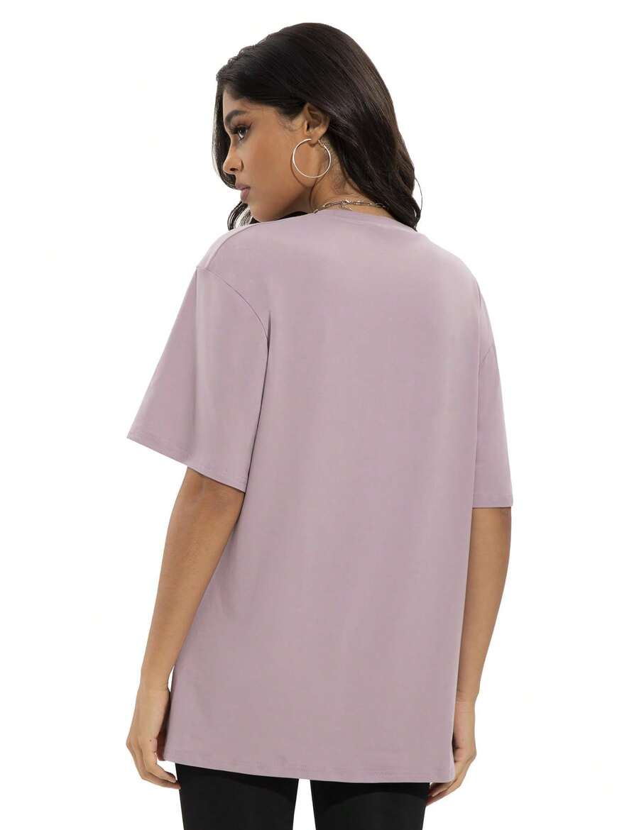 Plus Size Women Loose Fit Roun – Yoga Fitness Plus recenzja i cena