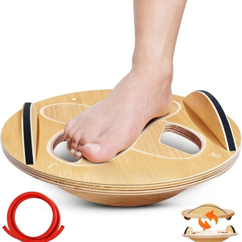 Wooden Fitness Balance Board A – Yoga Fitness Training recenzja i cena