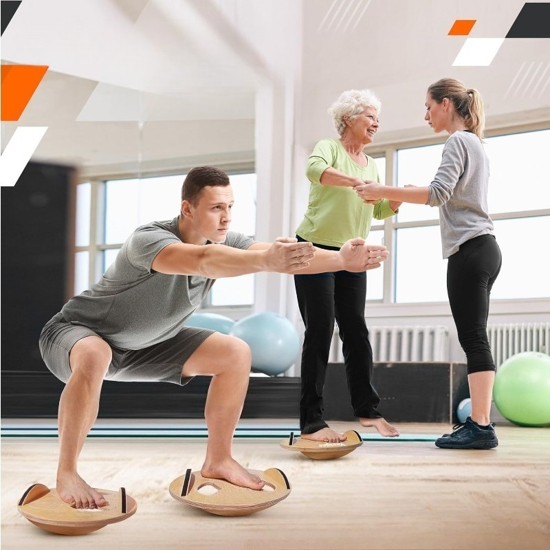 Wooden Fitness Balance Board A – Yoga Fitness Training recenzja i cena