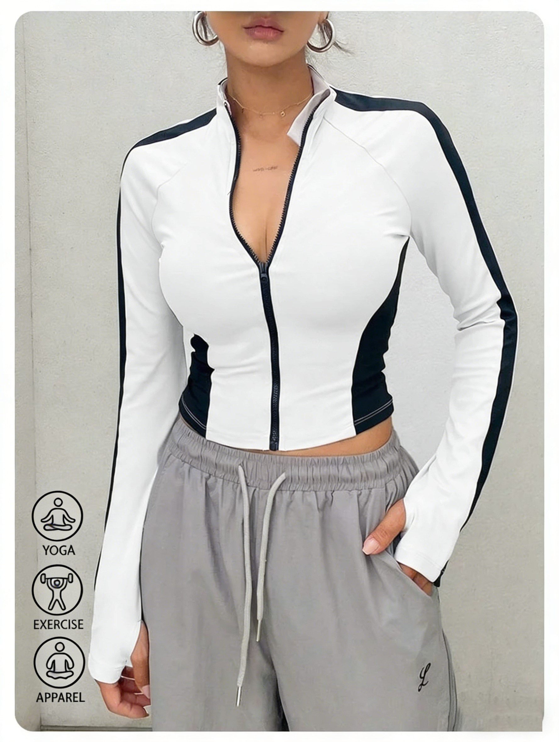Yoga Clothes Stand Up Collar J – Yoga & Fitness Center recenzja i cena