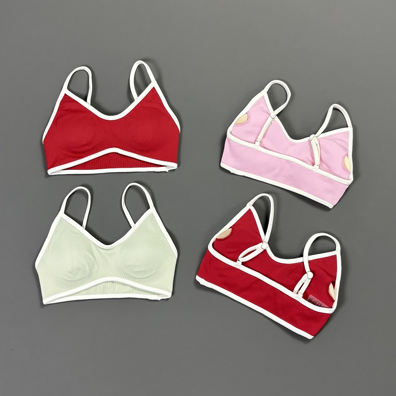 Women Contrastline Yoga Bra V  – Yoga Fitness Matte recenzja i cena