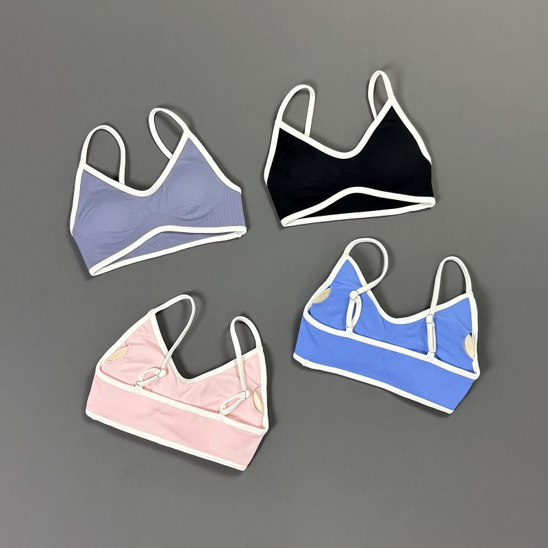 Women Contrastline Yoga Bra V  – Yoga Fitness Matte recenzja i cena