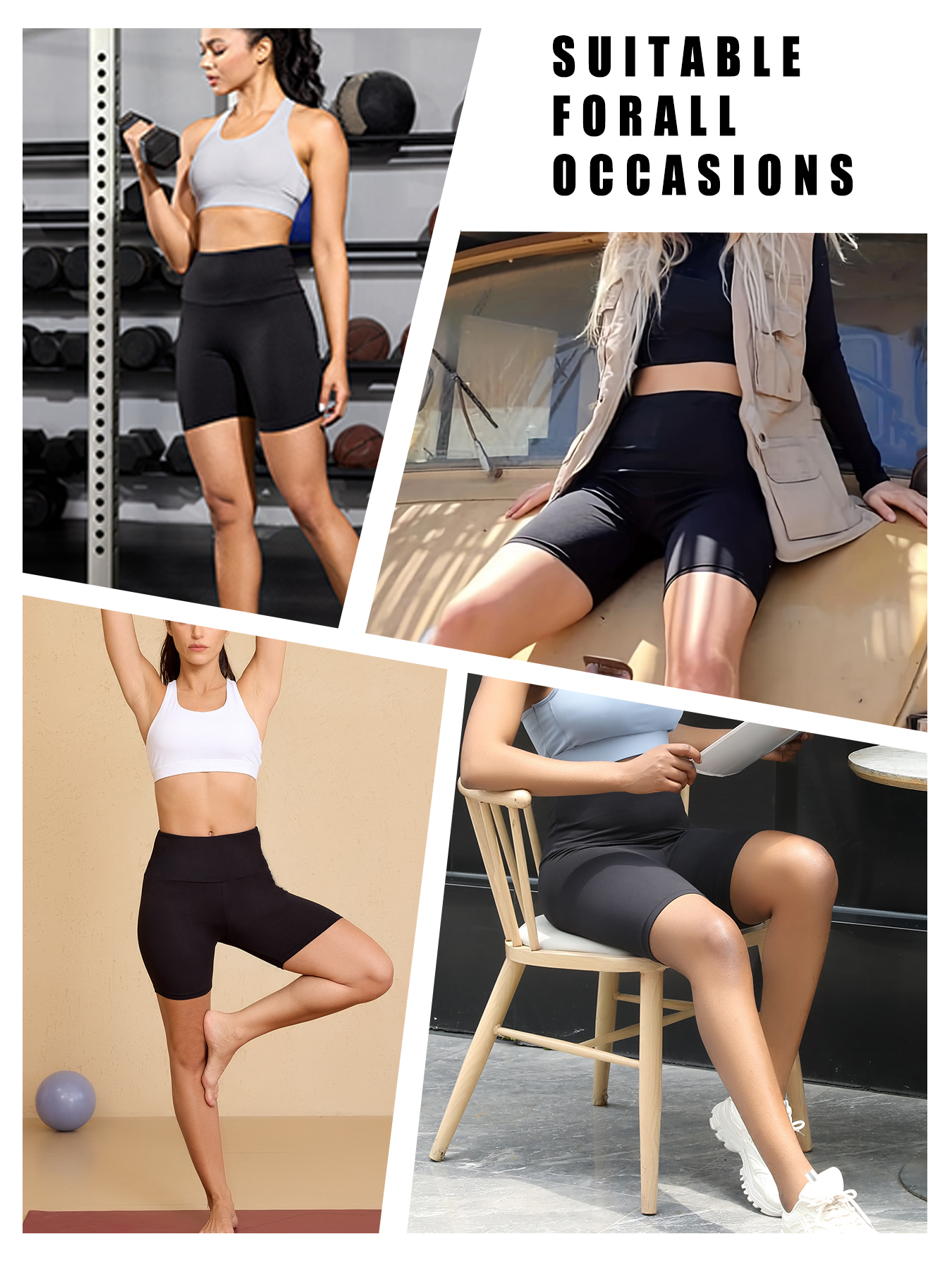 Plus Size Biker shorts for Wom – Yoga Fitness Leggings recenzja i cena