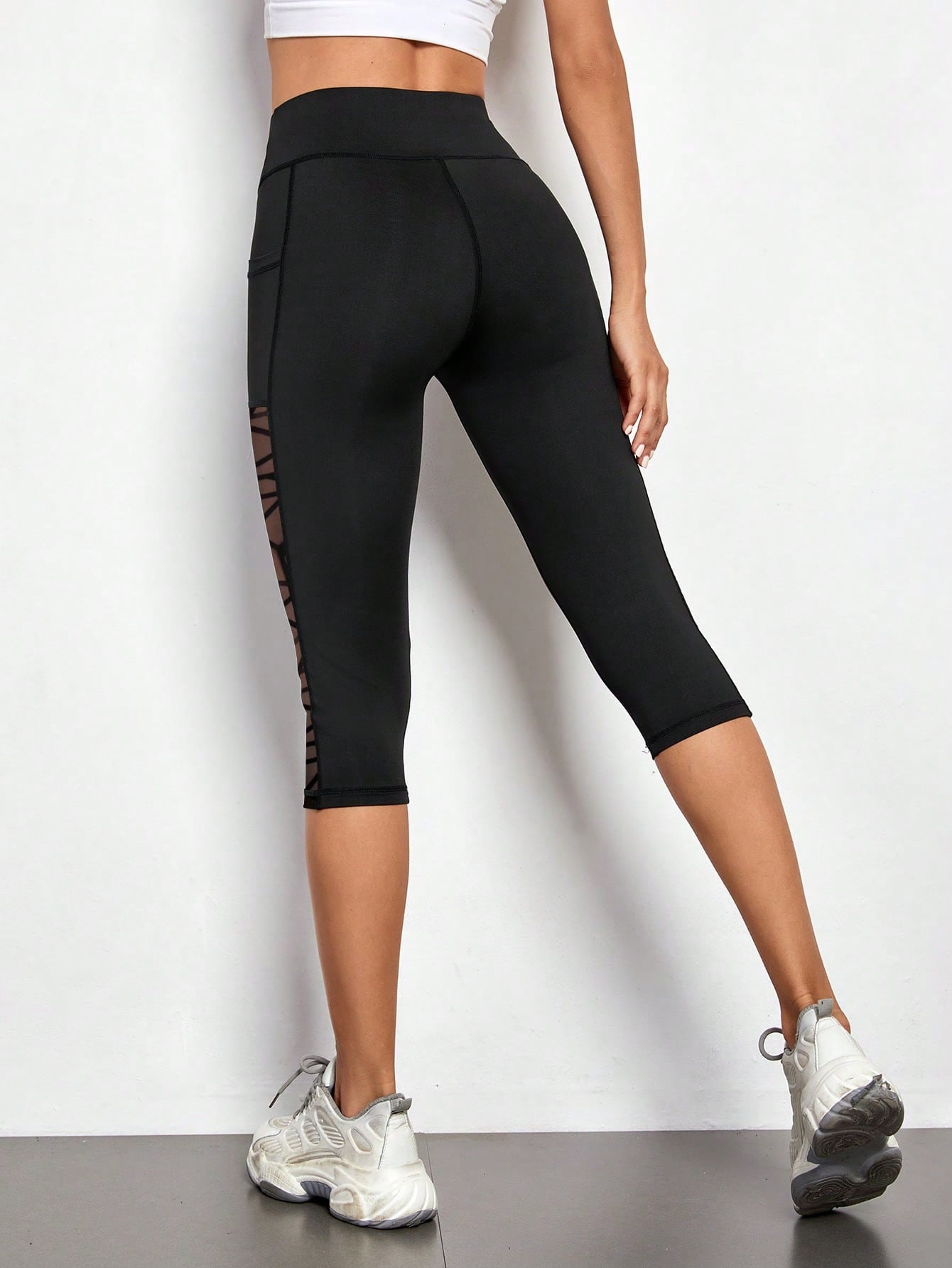Women Geometric Mesh Yoga Pant – Yoga Fitness Leggings recenzja i cena