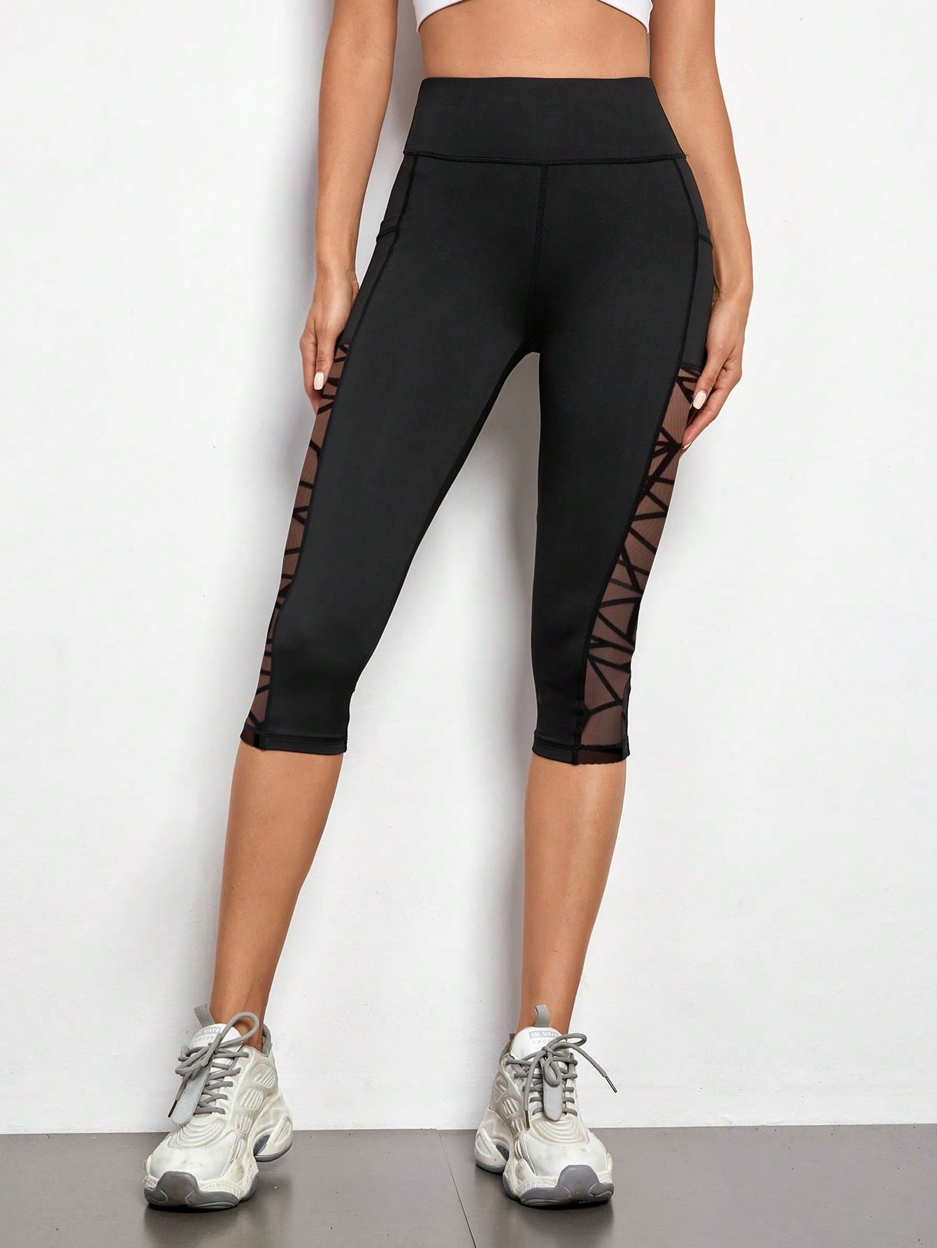 Women Geometric Mesh Yoga Pant – Yoga Fitness Leggings recenzja i cena