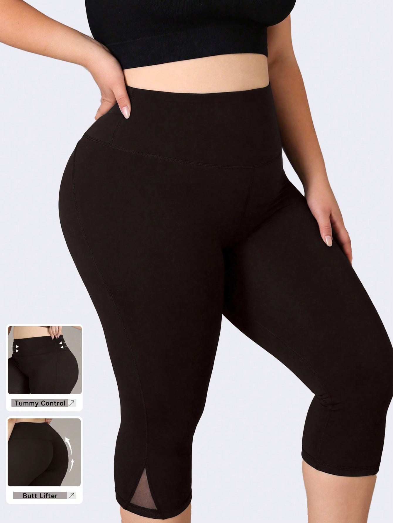 Plus Size Gym Leggings Women M – Yoga Fitness Leggings recenzja i cena