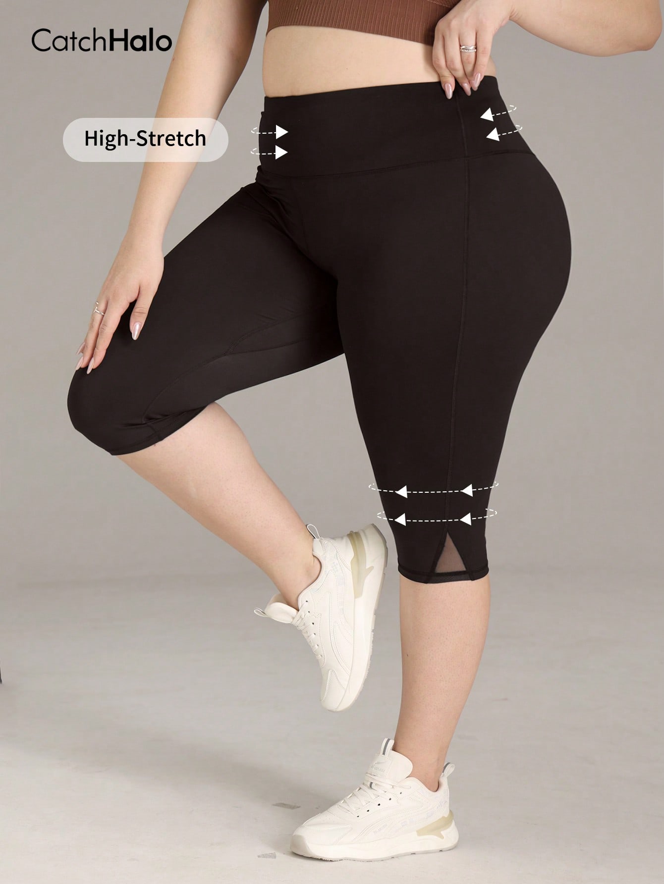 Plus Size Gym Leggings Women M – Yoga Fitness Leggings recenzja i cena