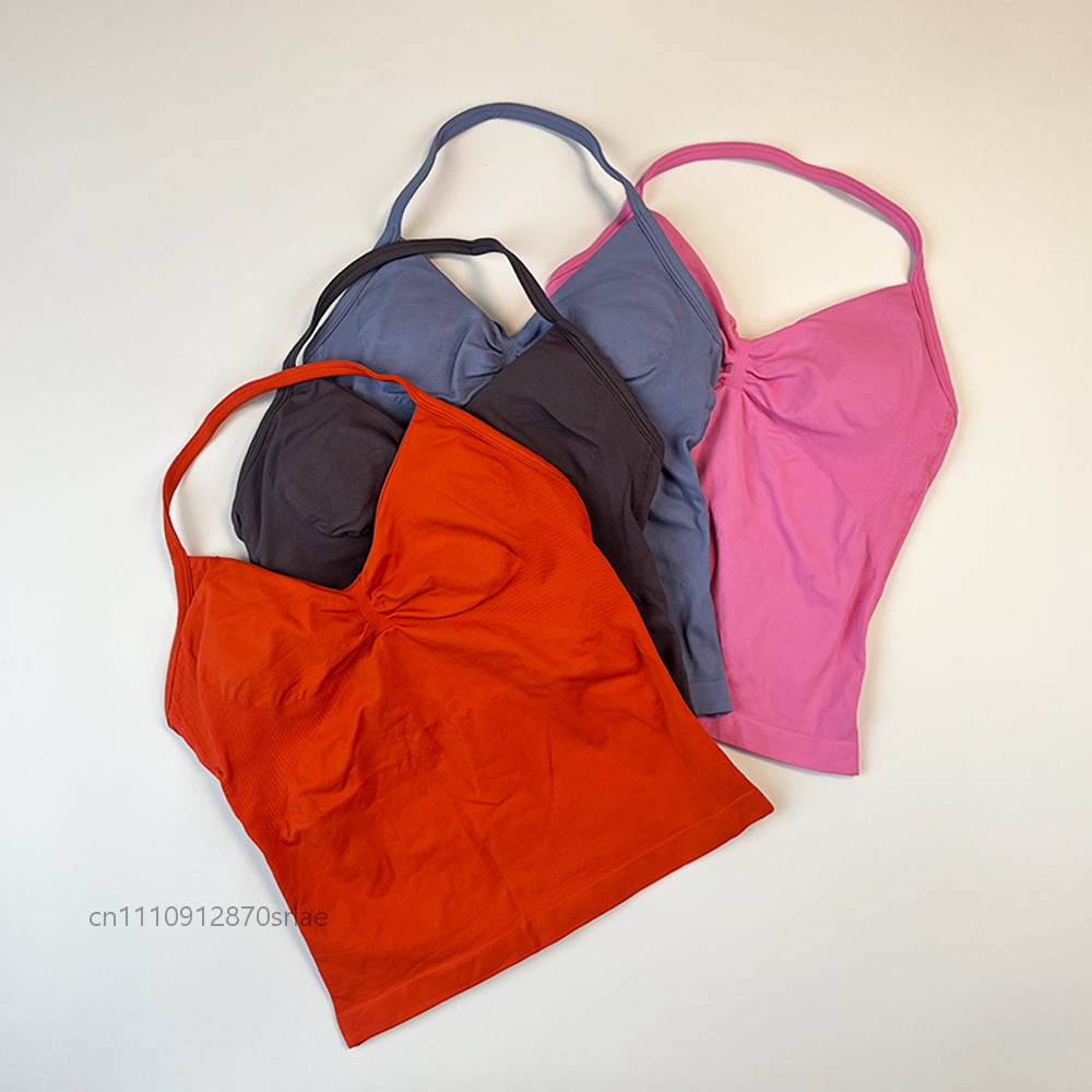 Women's Seamless Halter Strapp – Yoga Fitness Matte recenzja i cena