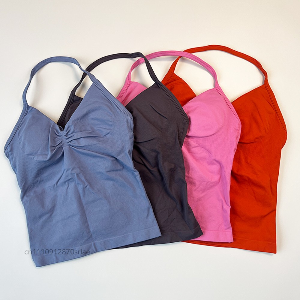 Women's Seamless Halter Strapp – Yoga Fitness Matte recenzja i cena