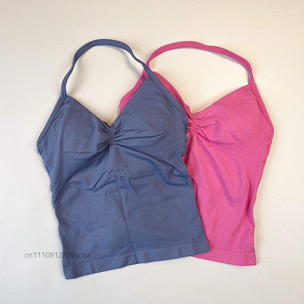 Women's Seamless Halter Strapp – Yoga Fitness Matte recenzja i cena