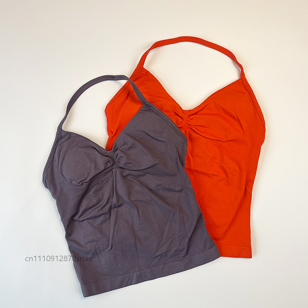 Women's Seamless Halter Strapp – Yoga Fitness Matte recenzja i cena