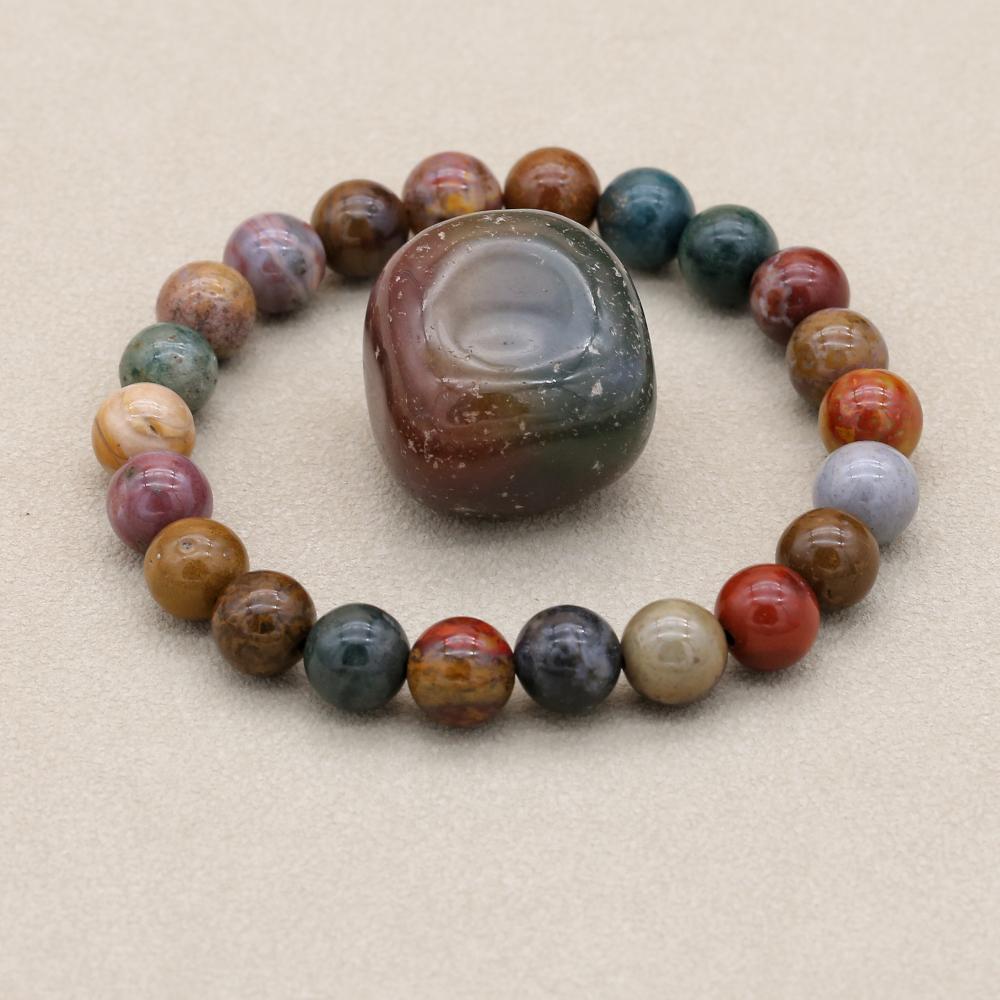 8mm Natural Stone Ocean Jasper – Yoga Health & Fitness Centre recenzja i cena