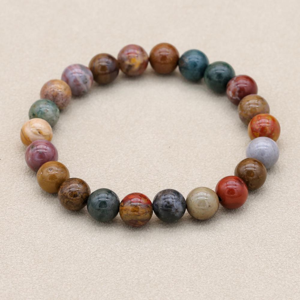 8mm Natural Stone Ocean Jasper – Yoga Health & Fitness Centre recenzja i cena