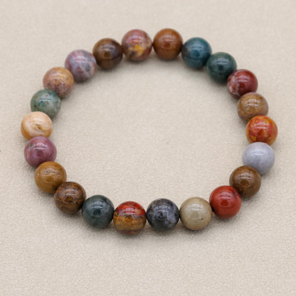 8mm Natural Stone Ocean Jasper – Yoga Health & Fitness Centre recenzja i cena