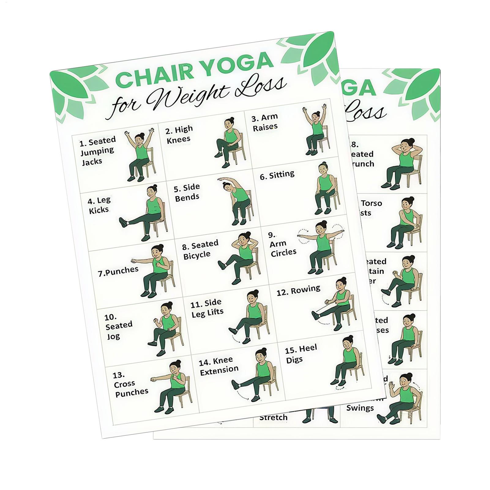 2 PCS Yoga Poster Home Exercis – Yoga Health & Fitness Centre recenzja i cena