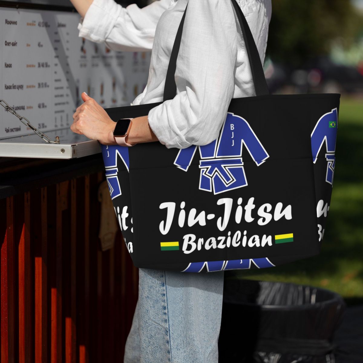 Jiu-Jitsu Beach Tote Bag Sport – Yoga Fitness Jiu Jitsu recenzja i cena