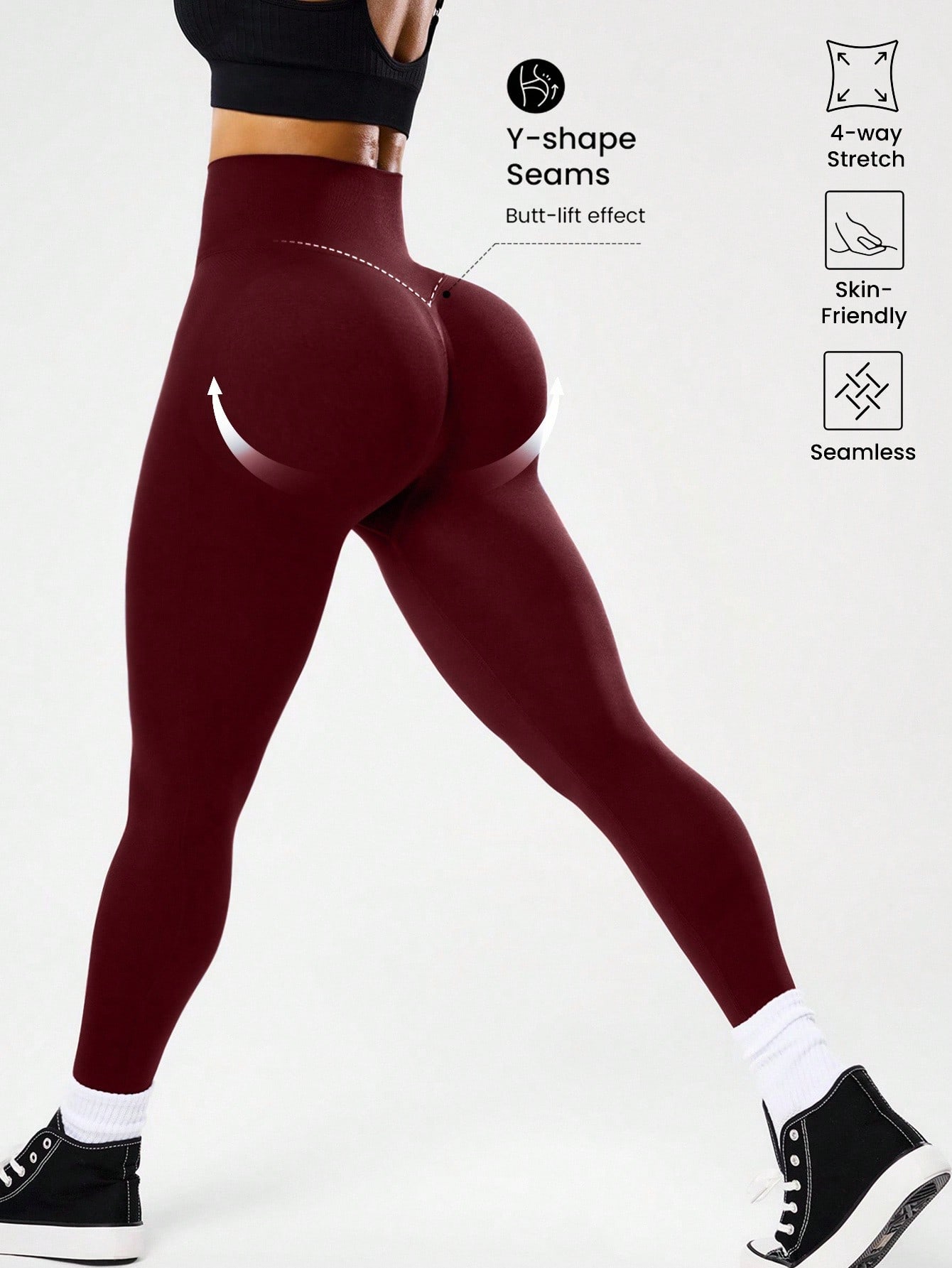 High-waisted seamless yoga leg – Yoga Fitness Leggings recenzja i cena