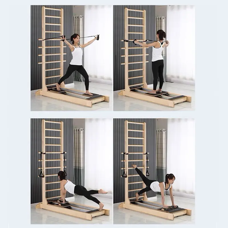Pilates Reformer, Maple Wood D – Yoga Fitness Training recenzja i cena
